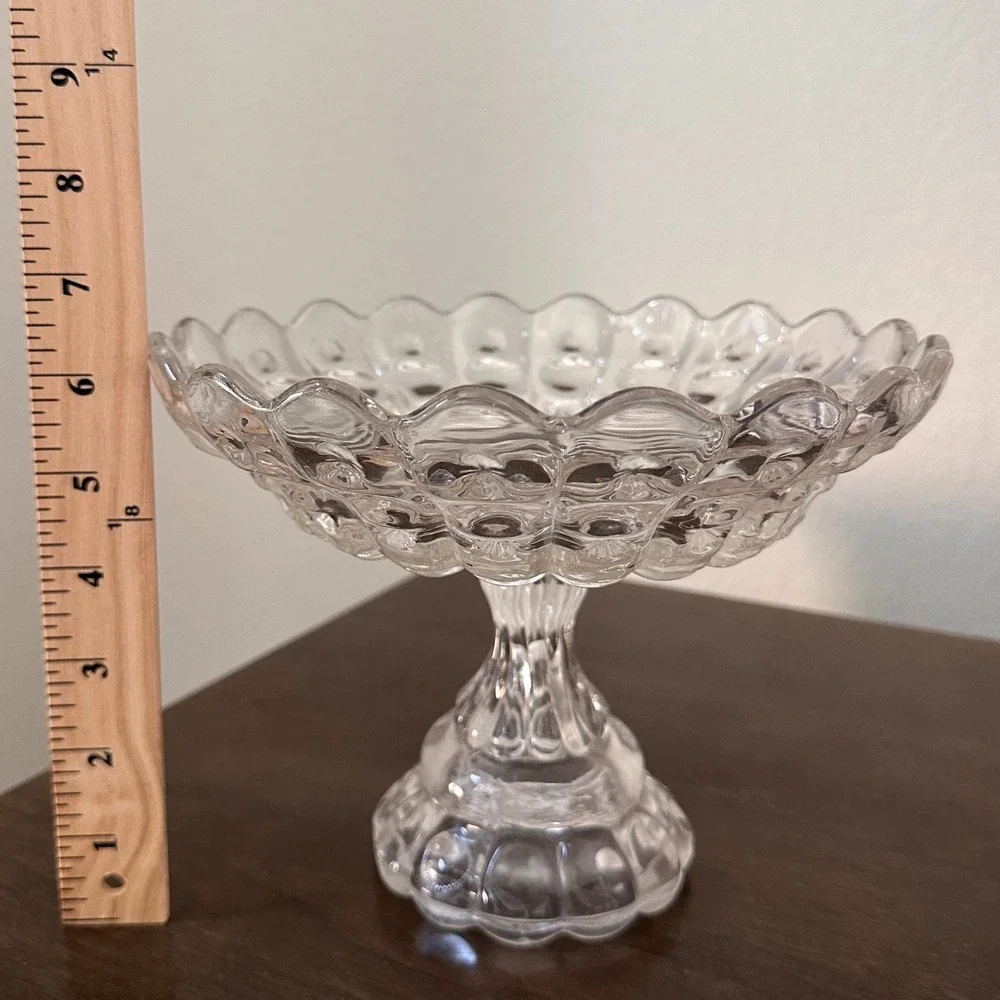 c1880's Huge‎ EAPG Priscilla by Dalzell, Gillmore and Leighton Glass Centerpiece